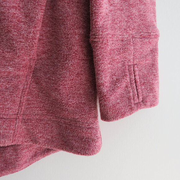 DULUTH TRADING CO Frost Lake Fleece Tunic Raspberry Red Outdoor Gorpcore Sz S - Picture 4 of 15